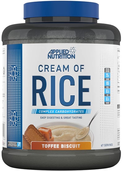 Buy Cream Of Rice, Toffee Biscuit Flavor, 2Kg, 67 Serving in UAE