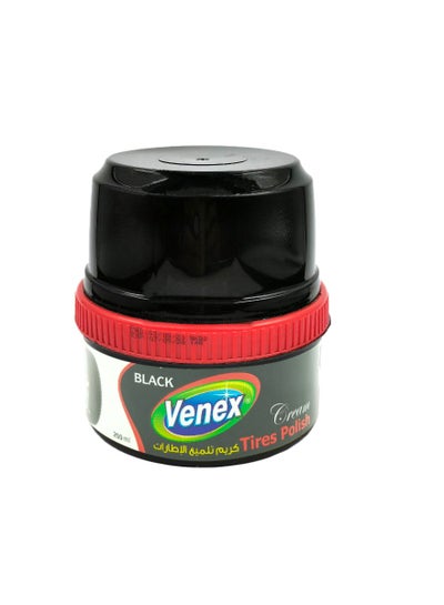 Buy Venex Car Tyre Black Cream Polish, 200ML – Super Shine & Dirt Repellent in Saudi Arabia