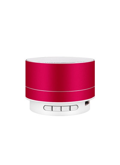 Buy Mini LED Bluetooth Speaker A10 Metal Memory CardA10 Speaker Red A10 Speaker Red in UAE