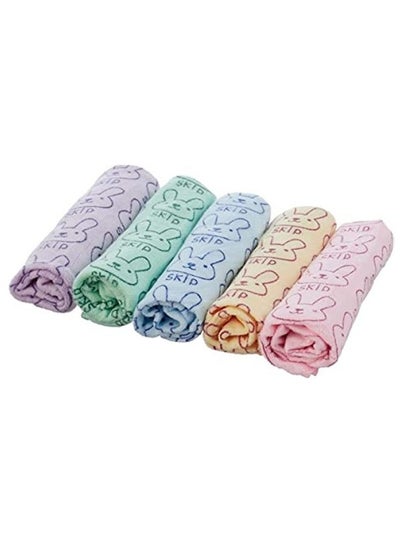 Buy Microfiber Kitchen Towel Set  5 Pieces  Multi Colored in Egypt