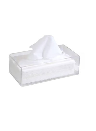 Buy Acrylic Tissue Box Clear in Saudi Arabia