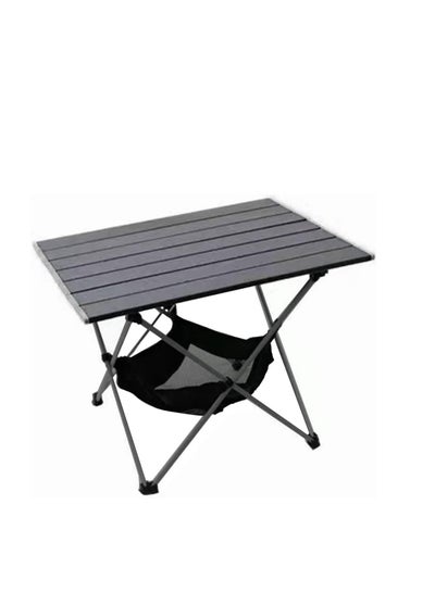 Buy Rightsure Portable Camping Table with Net Bag, Ultralight Aluminum Desk Top Table, Small Folding Picnic Table Suitable for Outdoor, Picnic, Barbecue, Beach, Fishing, Hiking, Travel (Medium) in Saudi Arabia