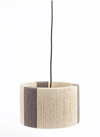 اشتري Jose String Hanging Lamp, Beige & Grey - 31X20 cm في الامارات