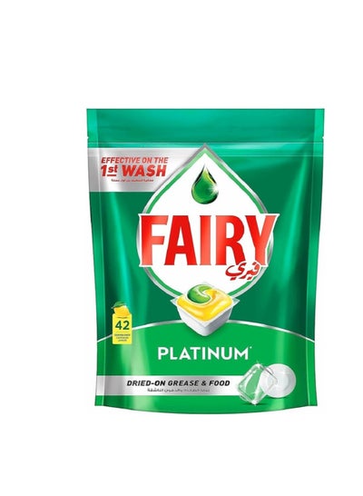 Buy Fairy Platinum Automatic Dishwasher Tablets, 42 Count in Saudi Arabia
