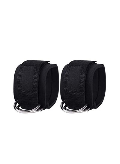 Buy Ankle Strap for Cable Machine Attachments - Gym Ankle Cuff for Kickbacks, Glute Workouts, Leg Extensions, Curls, Booty Hip Abductors Exercise for Men Women in UAE