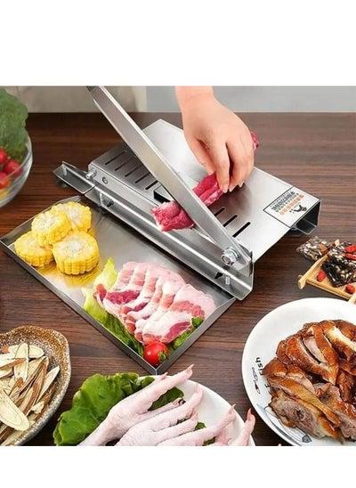 Buy Stainless steel manual meat and vegetable cutting machine and machine in Saudi Arabia