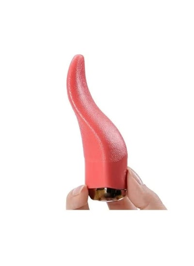 Buy 1-Piece Simulated Tongue,Tricky Toys Realistic Vibrators,Rechargeable Waterproof in UAE