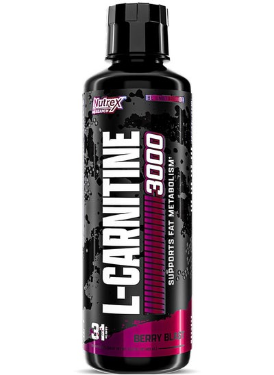 Buy L-Carnitine 3000 Liquid Berry Blast 465ml in UAE