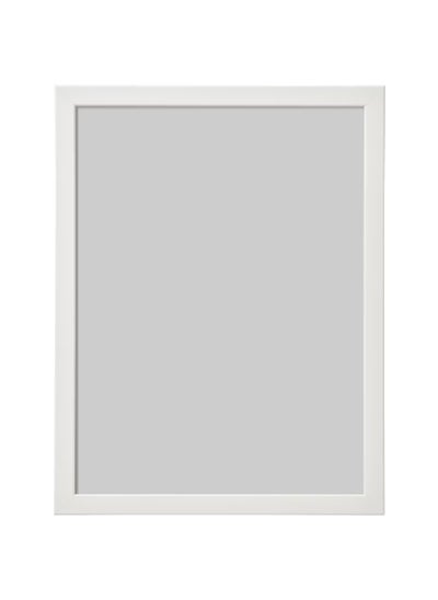 Buy Picture Frame White Plastic & Fibreboard 30x40 cm in UAE