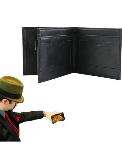 اشتري Magic Fire Wallet Trick Magic Show Wallet Fire Flaming Wallet Leather Street Show Props Inconceivable Wallet Gimmick Comedy Magic Props في الامارات