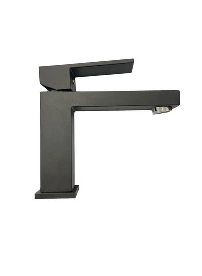 Buy Gs Rubinetterie Indaco Bathroom Basin Faucet With Click Clack Waste Black Chrome in Saudi Arabia