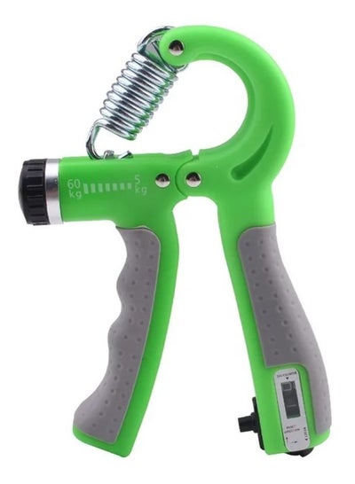 Buy Adjustable Hand Grip Strengthener, Hand Gripper with Counter for Men & Women for Gym Workout Hand Exercise Equipment for Forearm Exercise, Finger Exercise Power Gripper - Multicolor- 60kg in UAE