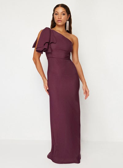 Plum A-Line Woven Evening Dress & Graduation Dress TPRSS23AE00095 price in  Egypt | Noon Egypt | kanbkam