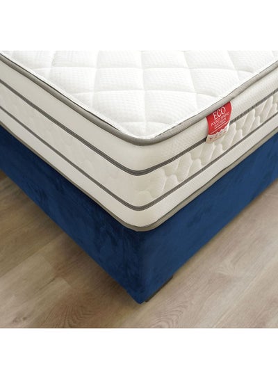 Buy Eco Pocket Spring Single Mattress Medium Firm Feel Single Size Mattress Spine Balance for Pressure Relief 120x200 cm Thickness 25 cm in UAE