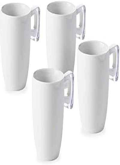 Buy Square set of 4 white mug in Egypt