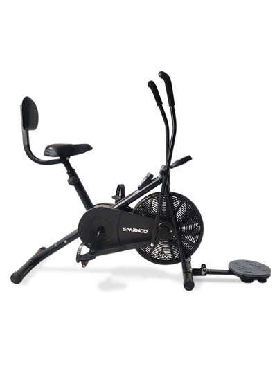 Sparnod Fitness SAB-05_T Upright Air Bike Exercise Cycle for Home