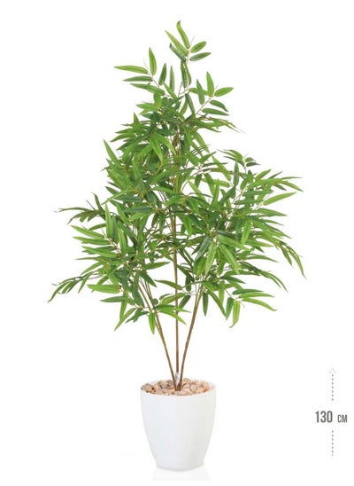 Buy An artificial tree that simulates a bamboo tree with its natural texture 130 cm in Saudi Arabia