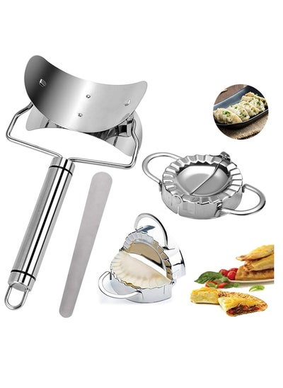 Buy 4 Pcs Dumpling Maker,Stainless Steel Kitchen Dumpling Maker Dough Press Cutter,Dumpling Pie Ravioli Mold Mould Maker Pastry Tool in Saudi Arabia