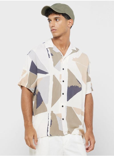 Buy Jorluke Regular Fit  Abstract Printed Shirt in Saudi Arabia