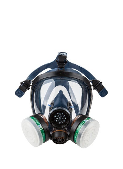 اشتري Respirator Dual Filter Anti-virus mask Painting Spraying Face Mask Multicolour في السعودية