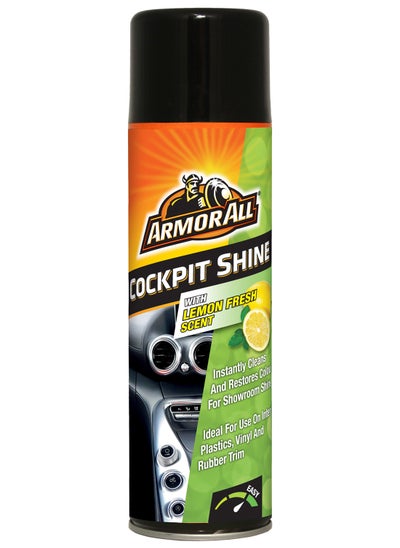 اشتري Cockpit Shine, Lemon Fresh 500Ml, Instant Shine And Restoration, 1 Piece في الامارات