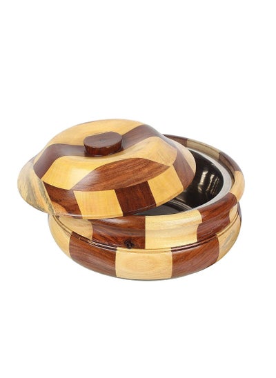 Buy Wooden Hot and Cold Food Storage Casserole in UAE