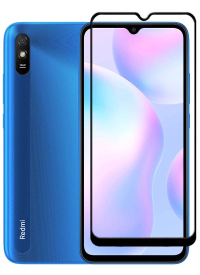 Buy Antistatic ESD Dustproof Premium Quality High Definition Tempered Glass Screen Protector Designed For Xiaomi Redmi 9A in UAE