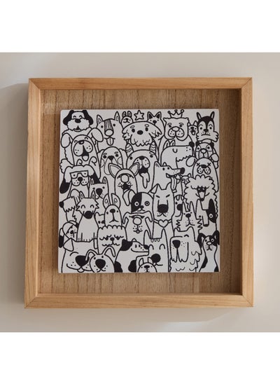 Buy Forresta Animal Mob Wall Frame 25 x 3 x 25 cm in UAE