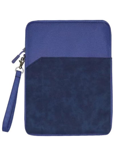 Buy 9-11 Inch Tablet Sleeve Bag Carrying Case for iPad Pro 11 2021-2018, iPad Air 5/4 10.9, iPad 10.2, Galaxy Tab A8 10.5/Tab S8 11", Surface Go 2/1, Protective Bag with Pocket, Blue in UAE