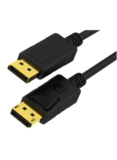 اشتري DP to DP Cable Supports 4K Gold Plated Displayport to Displayport Cable DP Male to DP Male Adapter Cable 1 Meter في الامارات