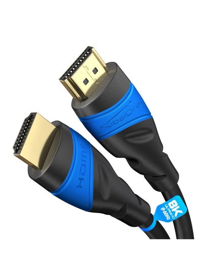 Buy Hdmi Cable 8K 4K 1Ft With A.I.S Shielding Designed In Germany (Supports All Hdmi Devices Like Ps5 Xbox Switch 8K@60Hz 4K@120Hz High Speed Hdmi Cord With Ethernet Black) By Cabledirect in Saudi Arabia