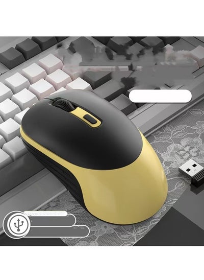 Buy Laptop Tablet Universal Bluetooth Wireless Dual Mode Silent Mouse in UAE