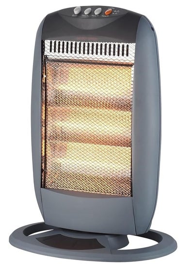 Buy 1200W Electric Heater With 3 Halogen Candles And 3 Heating Settings | Household Electric Heater With Shut-Off Timer | Electric Heater For Home And Office in Saudi Arabia