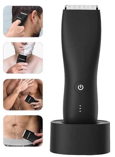 Buy Electric Body Hair Trimmer Waterproof Wet Dry Cordless Body Groomer Ball Back Shavers Fast Charging Replaceable Ceramic Blade Pubic Hair Trimmer Body Groomer Kit for Full Body Grooming in UAE