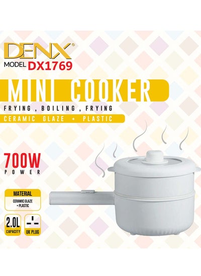 اشتري "DX1769 - Compact and Versatile Mini Cooker for Efficient Cooking" في الامارات