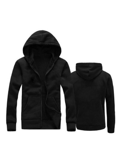 Buy Casual Zipped Hooded Sweatshirt in Egypt