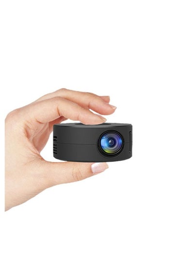 اشتري Mini Projector, LED Portable Projector with Remote Control, 1080P Full HD, Wired Mobile Phone في الامارات