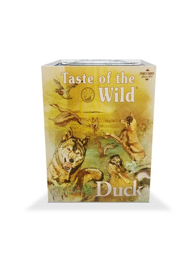 Buy Taste of the Wild Duck with Fruit & Vegetables Tray Wet Dog Food  390G in UAE