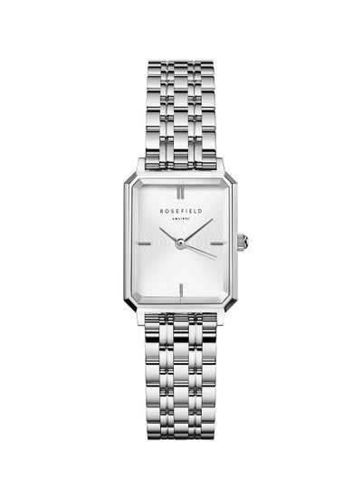 Buy Rosefield Octagon XS White Sunray Steel Silver Women Watch - OWGSS-O63 in UAE