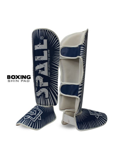 Buy Shin Guards Legs Instep Boxing MMA Protector Foot Pads Muay Thai Kickboxing in UAE