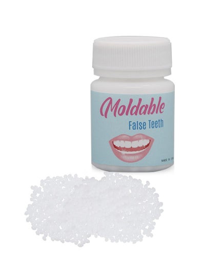 Moldable False Teeth, Tooth Repair Granules, Tooth Beads, Temporary Filling  for Rooth, Broken Tooth Repair Kit, Thermal Fitting Beads for Snap on
