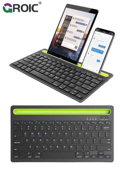 اشتري Mini Small Keyboard, Compact Portable Gaming Keyboard for PC Laptop, 2 Channel Type Multi System Compatibility Feel Comfortable, 78 Keys في السعودية