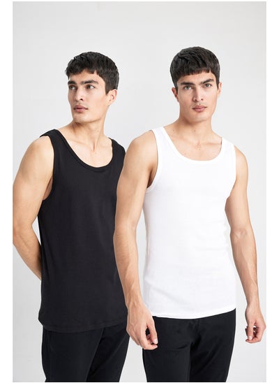 Buy Man Slim Fit Underwear Top - 2 Pack in Egypt