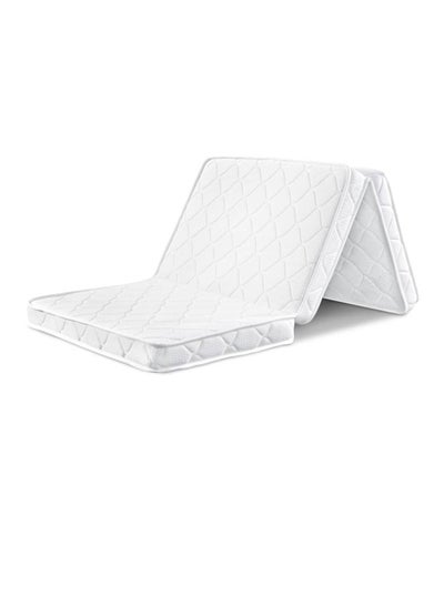 Buy COMFY PORTABLE CLASSIC WHITE FOLDING MATTRESS 9 in UAE