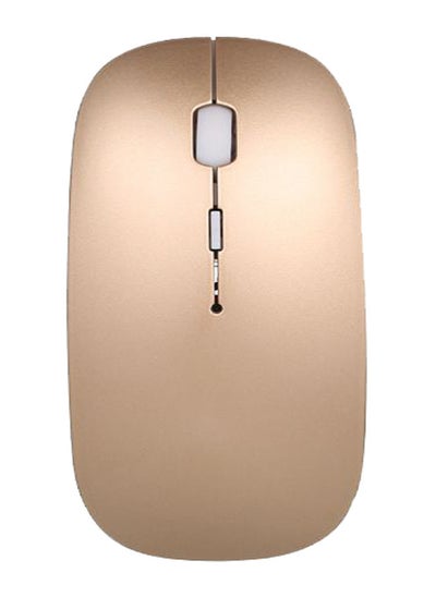 Buy Bluetooth Wireless Optical Mouse Gold in Saudi Arabia