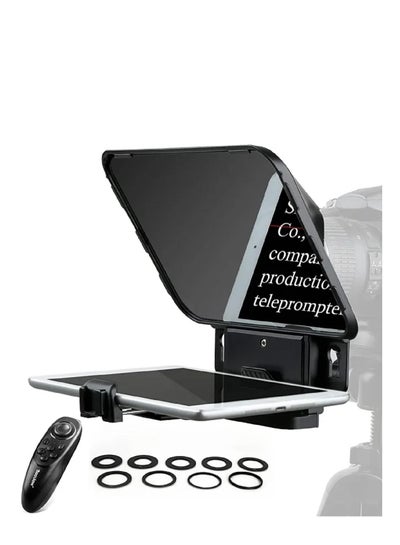 Buy Desview T3 Teleprompter for Smartphone/Tablet/DSLR Camera with Remote Control Supports Wide Angle Lens for Live Video in UAE