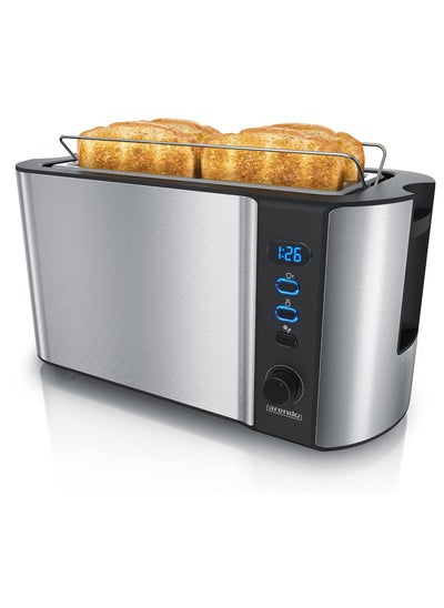 Buy Frukost 4-Slice Long Slot Toaster - 6 Browning Settings & Warming Rack in UAE