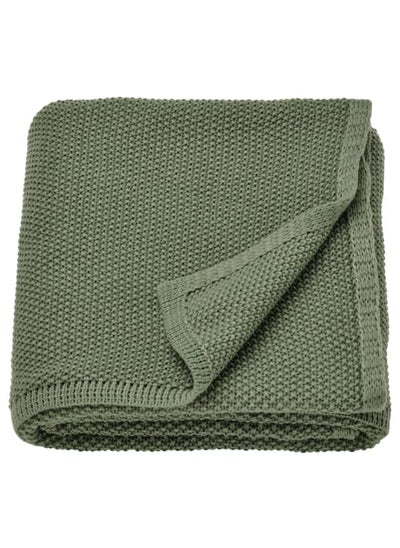 اشتري Throw, Grey-Green, 130X170 Cm في السعودية