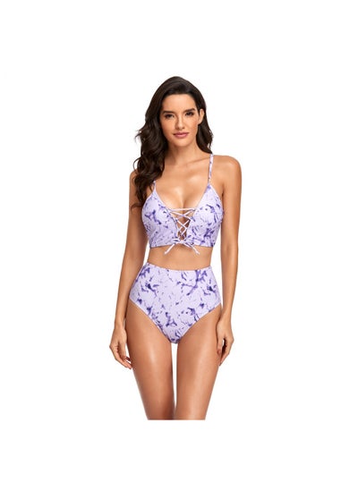 اشتري Fashionable Printed Women's Bikini Swimsuit في الامارات