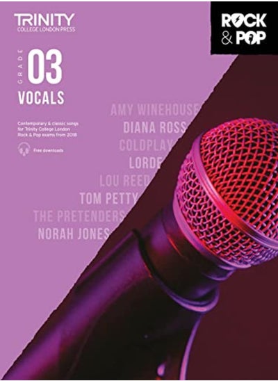 Buy Trinity College London Rock & Pop 2018 Vocals Grade 3 in UAE